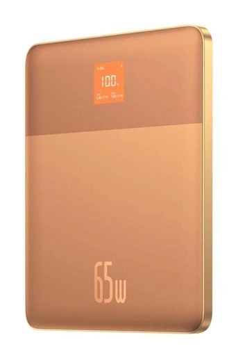 Starnew Store 12000 mAh Hızlı Şarj Dijital Göstergeli Micro USB Çoklu Bağlantı Kablolu Powerbank Turuncu