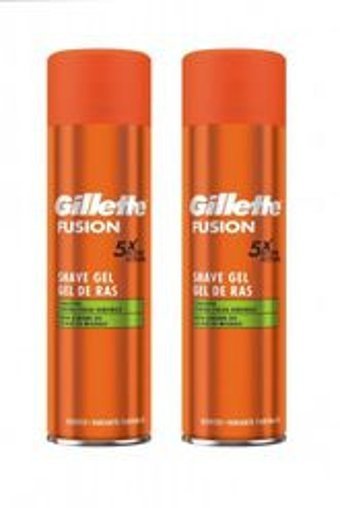Gillette Fusion Hassas Ciltler 200 mlx2 Tıraş Jeli