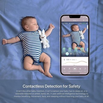 İbaby M8L Hareket Sensörlü Gece Görüşlü Kablosuz Full HD IP Bebek Kamerası