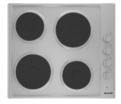 Arçelik SOE 601 Elektrikli Çelik 4 Gözlü Gri Set Üstü Ocak