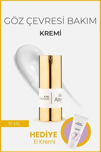 Beaute Attendue Contour Tüm Ciltler İçin Göz Çevresi Krem Pompalı 15 ml