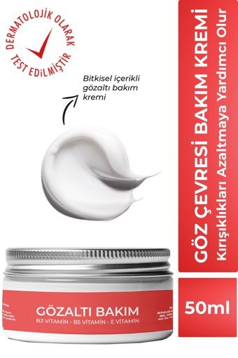 Phytoflora Gözaltı Bakım Tüm Ciltler İçin Göz Altı Krem Kavanoz 50 ml