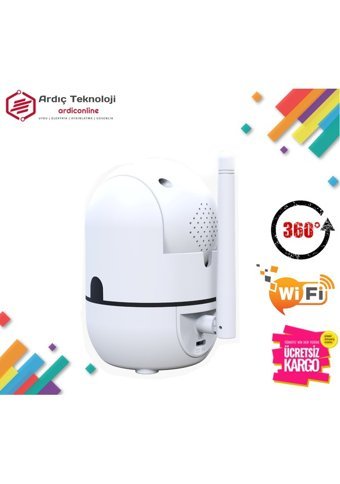 Alpsmart AS-680 Hareket Sensörlü Gece Görüşlü Full HD IP Bebek Kamerası