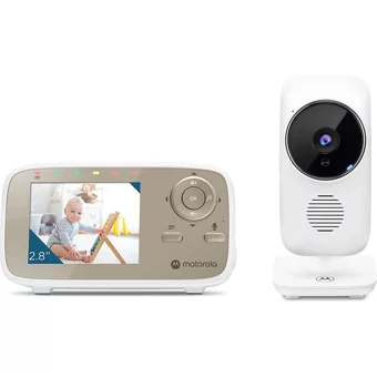 Motorola Nursery Vm 483 Hareket Sensörlü Gece Görüşlü Dijital 2.8 inç Ekranlı Kablosuz Bebek Kamerası