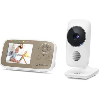 Motorola Nursery Vm 483 Hareket Sensörlü Gece Görüşlü Dijital 2.8 inç Ekranlı Kablosuz Bebek Kamerası