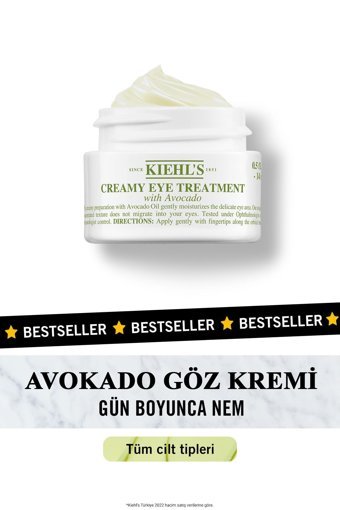 Kiehl's Creamy Treatment Tüm Ciltler İçin Göz Çevresi Krem Kavanoz 14 ml