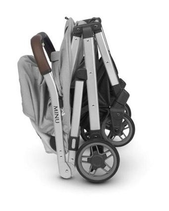 Uppababy Minu Katlanabilir Tek Elle Kapanan Tam Yatar Kabin Tipi Travel Sistem Bebek Arabası Gri