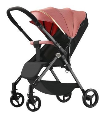Haiyaao Zdy03 Katlanabilir Bebek Arabası Kırmızı