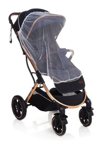 Baby Plus Byp-Strt Katlanabilir Tek Elle Kapanan 360 Derece Dönen Tam Yatar Bebek Arabası Lacivert