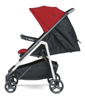 Peg Perego Katlanabilir Tek Elle Kapanan 360 Derece Dönen Tam Yatar Puset Bebek Arabası Siyah