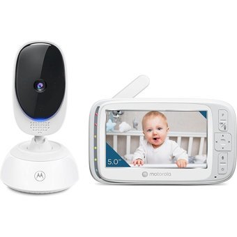 Motorola VM75 Hareket Sensörlü Gece Görüşlü Dijital 5 inç Ekranlı Kablosuz Bebek Kamerası