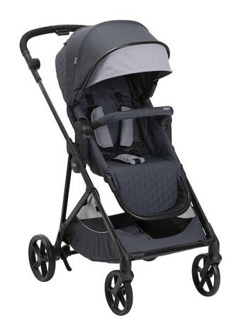 Chicco Seety Katlanabilir Tek Elle Kapanan Tam Yatar Bebek Arabası Gri