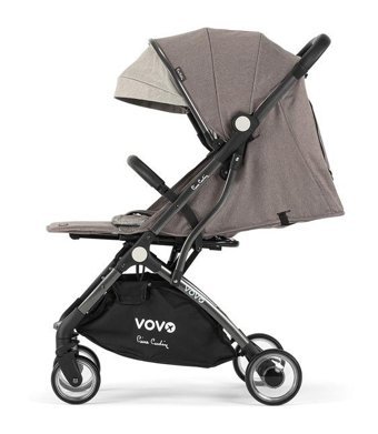 Pierre Cardin Vovo Katlanabilir 360 Derece Dönen Tam Yatar Kabin Tipi Puset Bebek Arabası Mavi
