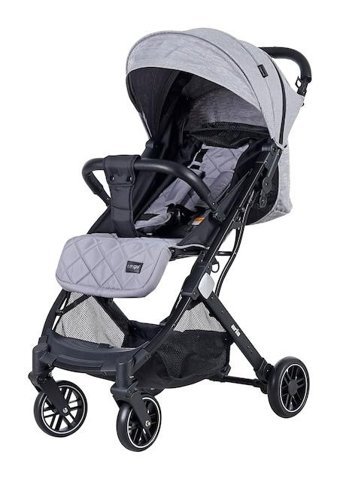 Prego 2034 Aria Katlanabilir 360 Derece Dönen Kabin Tipi Puset Bebek Arabası Gri