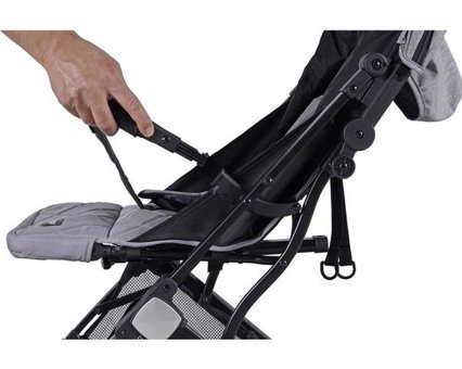 Prego 2034 Aria Katlanabilir 360 Derece Dönen Kabin Tipi Puset Bebek Arabası Gri
