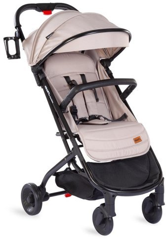 Kraft Rambia Katlanabilir Tek Elle Kapanan 360 Derece Dönen Tam Yatar Kabin Tipi Puset Bebek Arabası Bej