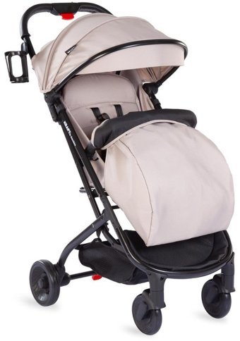 Kraft Rambia Katlanabilir Tek Elle Kapanan 360 Derece Dönen Tam Yatar Kabin Tipi Puset Bebek Arabası Bej