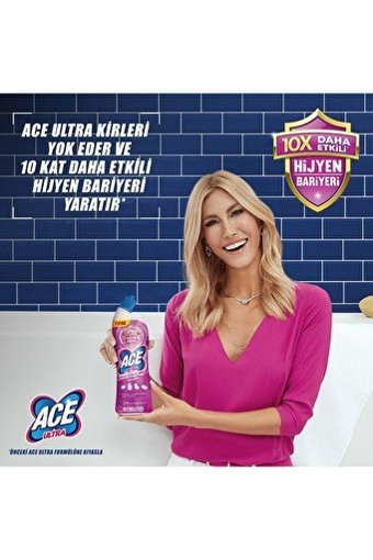 Ace Ultra Sıvı Mutfak ve Banyo Temizleyici 6x810 gr