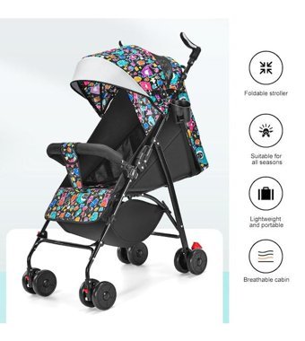 Hallow Katlanabilir Kabin Tipi Bebek Arabası Sarı
