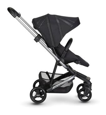 Easywalker Mini Katlanabilir 360 Derece Dönen Tam Yatar Puset Bebek Arabası Siyah