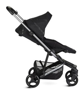 Easywalker Mini Katlanabilir 360 Derece Dönen Tam Yatar Puset Bebek Arabası Siyah