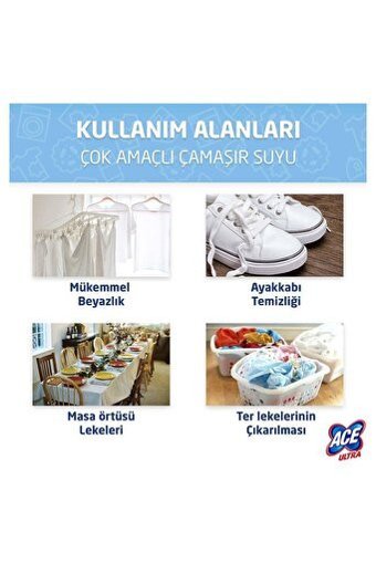 Ace Ultra Sıvı Mutfak ve Banyo Temizleyici 6x810 gr