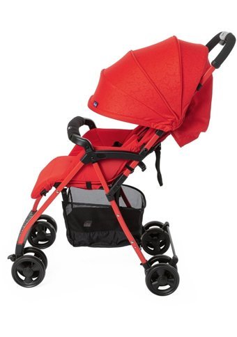 Chicco Ohlala Katlanabilir Tek Elle Kapanan 360 Derece Dönen Tam Yatar Puset Bebek Arabası Kırmızı