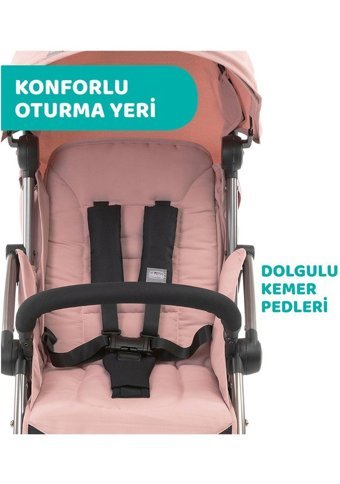 Chicco Cheerio Katlanabilir Tek Elle Kapanan 360 Derece Dönen Tam Yatar Kabin Tipi Puset Bebek Arabası Su Yeşili