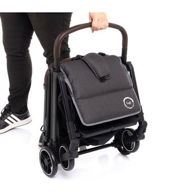 Bagi Gravity Katlanabilir Tek Elle Kapanan Kabin Tipi Puset Bebek Arabası Gri
