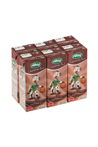 Sütaş Kakaolu Süt 6'lı 180 ml