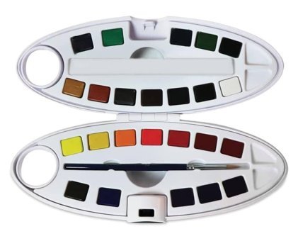 Pebeo Watercolour Aquarelle Fine 24'lü Tablet Sulu Boya Seti