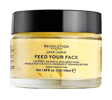 Revolution Skincare X Jake Jamie Coconut Mango ve Chia Nemlendirici Krem Yüz Maskesi