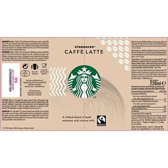 Starbucks Coffee Latte Süt Laktozsuz 220 ml