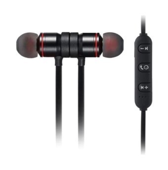 Japanex HE-05 Android-iOS Uyumlu Tek Mikrofonlu 5.0 Silikonlu Kablolu Kulak İçi Bluetooth Kulaklık Siyah