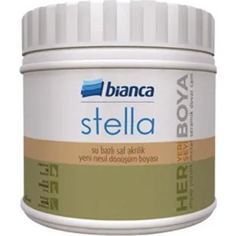 Bianca Stella Silikonlu Akrilik Su Bazlı Mat İç Cephe Boyası 500 ml Sahra