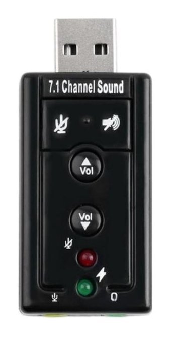 Alfais AL-4506 USB Çift Girişli 7.1 Harici Ses Kartı