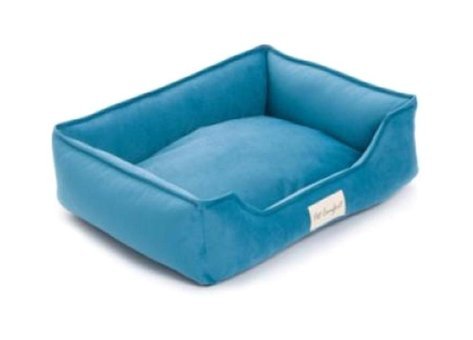 Pet Comfort Delta Yıkanabilir Tek Fonksiyonlu 55x45 cm Simit Kedi Yatağı Mavi