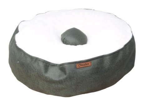 Chester Pool Yıkanabilir Tek Fonksiyonlu 40 cm Simit Kedi Yatağı Yeşil