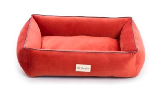 Pet Comfort Golf Yıkanabilir Tek Fonksiyonlu 75x60 cm Simit Kedi Yatağı Tarçın