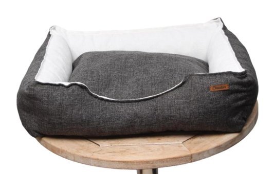 Chester Elite Yıkanabilir Tek Fonksiyonlu 75x65 cm Simit Kedi Yatağı Gri