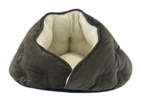 Pet Comfort Paris Yıkanabilir Tek Fonksiyonlu 50 cm Sepet Kedi Yatağı Kahverengi