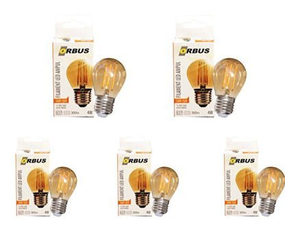 Orbus Ga45 4 W Tasarruflu Sarı E27 Yuvarlak Led Ampul
