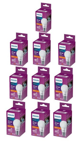 Philips MyCare 60 W Tasarruflu Sarı E27 Yuvarlak Led Ampul