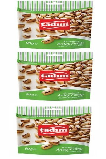 Tadım Kabuklu Kavrulmuş Gaziantep Tane Antep Fıstığı 3x90 gr