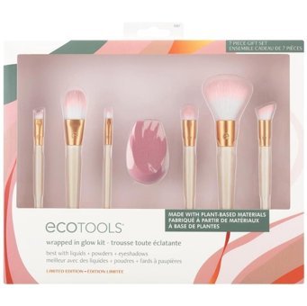 Ecotools Wrapped in Glow Allık Eyeliner Far Makyaj Fırçası Seti