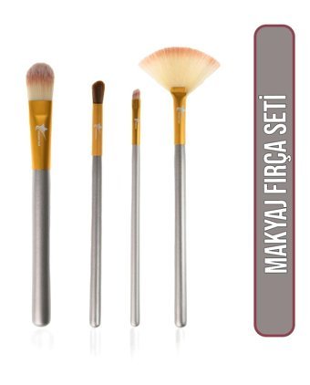 Demstar Champagne Serisi 4'lü Eyeliner Far Makyaj Fırçası Seti