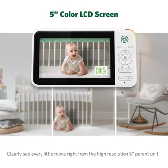 Leapfrog LF2415 Hareket Sensörlü Gece Görüşlü Dijital 5 inç Ekranlı Kablosuz Bebek Kamerası