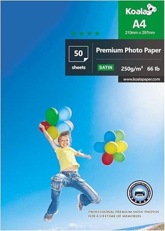 Phomemo A4 50 gr 2 Rulo Hızlı Kuruyan 1 Top Beyaz Yazıcı Kağıdı