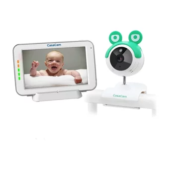 Casacam BM240 Hareket Sensörlü Gece Görüşlü Dijital Ekranlı Kablosuz HD Bebek Kamerası