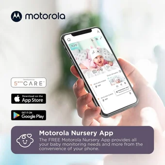 Motorola PIP1500 Hareket Sensörlü Gece Görüşlü Dijital 5 inç Ekranlı Kablosuz HD IP Bebek Kamerası